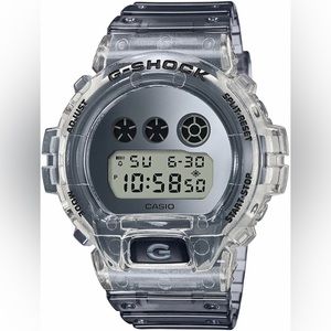 Casio G-SHOCK DW6900SK-1 Clear Grey Resin 200m Digital Watch Men's